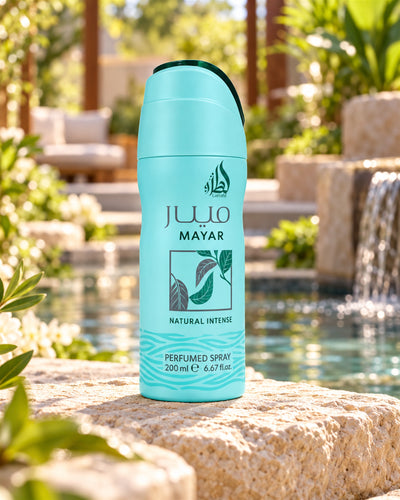 Mayar Natural Intense Body Spray de Lattafa – ambientación
