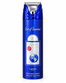 Art of Universe Body Spray de Lattafa – frasco de frente