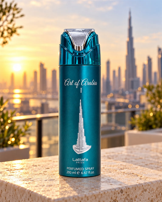 Art of Arabia I Body Spray de Lattafa – ambientación