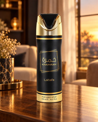 Khamrah Body Spray de Lattafa – ambientación