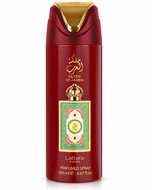 Queen of Arabia Body Spray de Lattafa – frasco de frente
