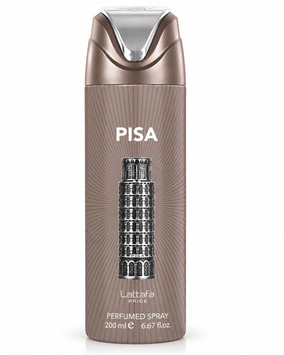 Pisa Body Spray de Lattafa – frasco de frente
