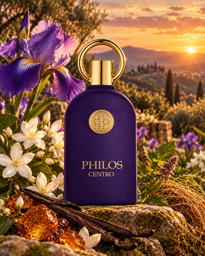 Philos Centro Eau de Parfum de Maison Alhambra – paisaje inspirado en sus notas