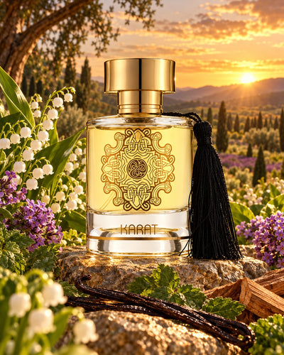 Karat Eau de Parfum de Maison Alhambra – paisaje inspirado en sus notas