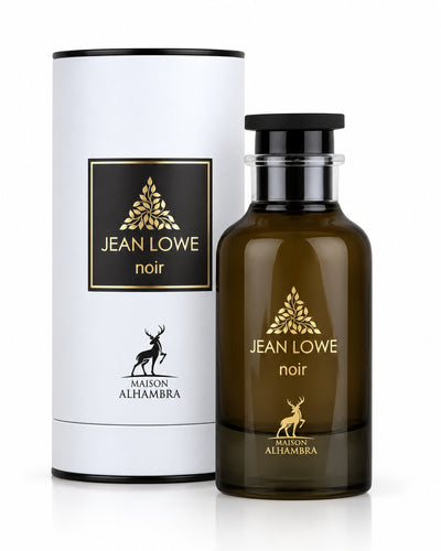 Jean Lowe Noir Eau de Parfum de Maison Alhambra – frasco con caja