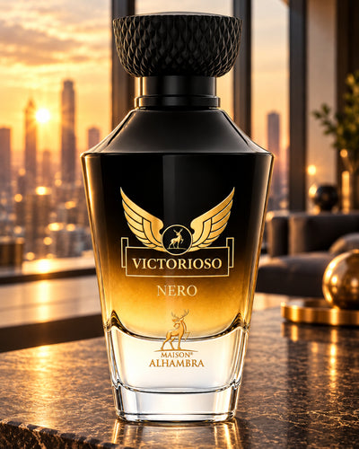 Victorioso Nero Eau de Parfum de Maison Alhambra – ambientación