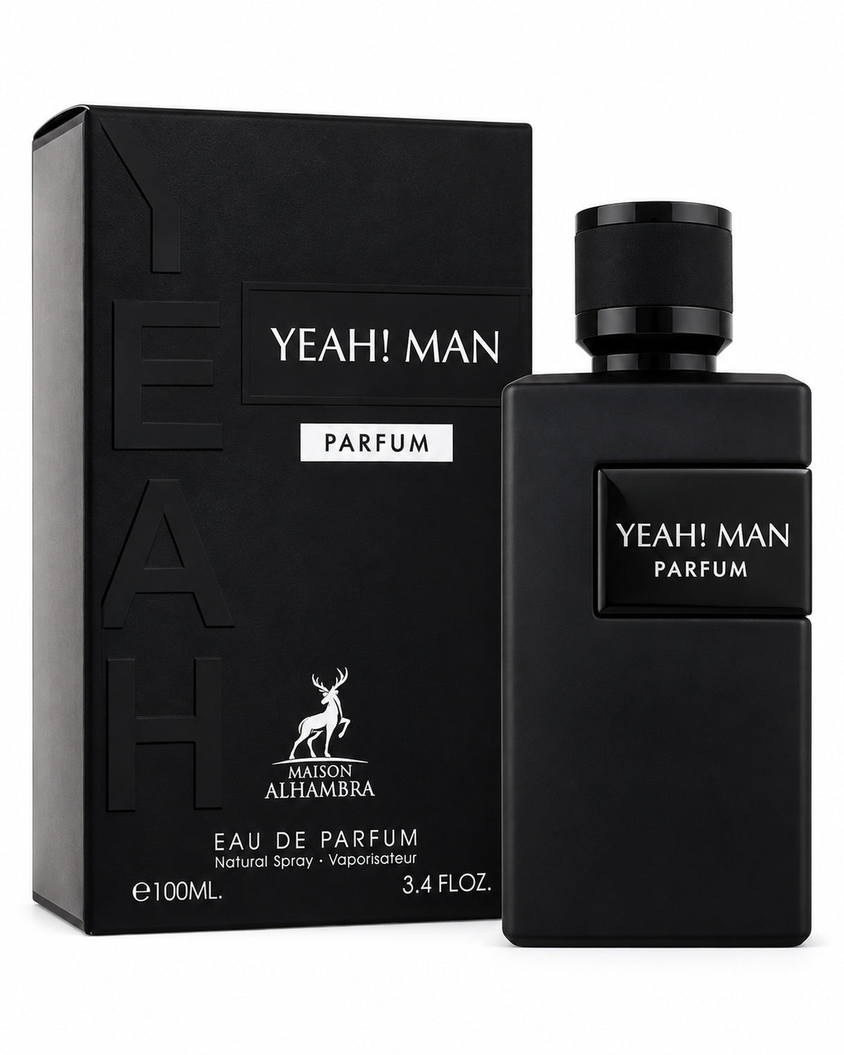 Yeah! Man Eau de Parfum de Maison Alhambra – frasco con caja