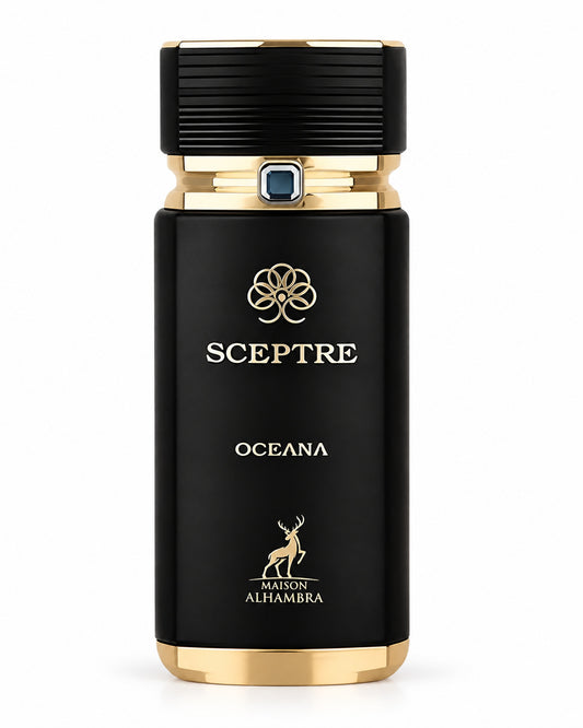 Sceptre Oceana Eau de Parfum de Maison Alhambra – frasco de frente