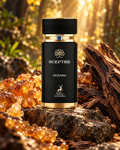 Sceptre Oceana Eau de Parfum de Maison Alhambra – paisaje inspirado en sus notas