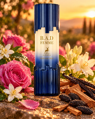 B.A.D. Femme Body Mist de Maison Alhambra – paisaje inspirado en sus notas