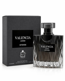 Valencia Uomo Intense Eau de Parfum de Milestone – frasco con caja