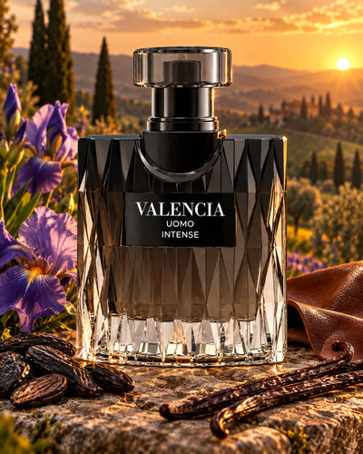 Valencia Uomo Intense Eau de Parfum de Milestone – paisaje inspirado en sus notas