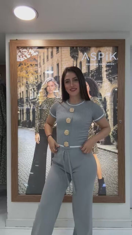 Conjunto Canalé Botones Joya – video