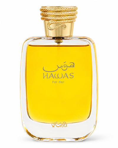 Hawas For Her Eau de Parfum de Rasasi – frasco de frente