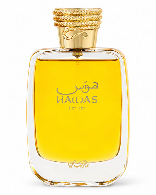 Hawas For Her Eau de Parfum de Rasasi – frasco de frente