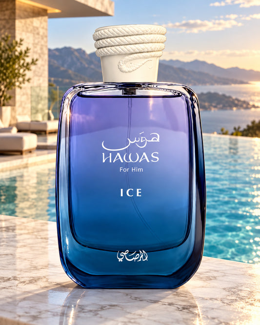 Hawas Ice Eau de Parfum de Rasasi – ambientación