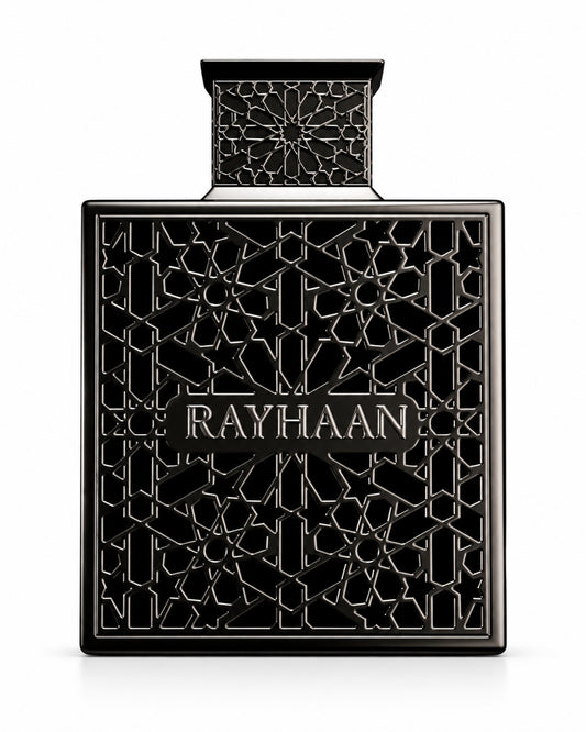 Obsidian Eau de Parfum de Rayhaan – frasco de frente