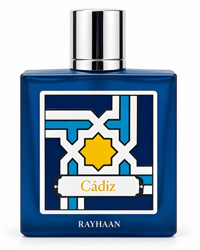 Cadiz Eau de Parfum de Rayhaan – frasco de frente