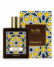 Seville Eau de Parfum de Rayhaan – frasco con caja